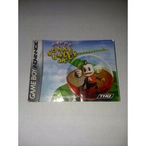 Super‎ Monkey Ball Jr Gameboy Advance Instruction Manual Only